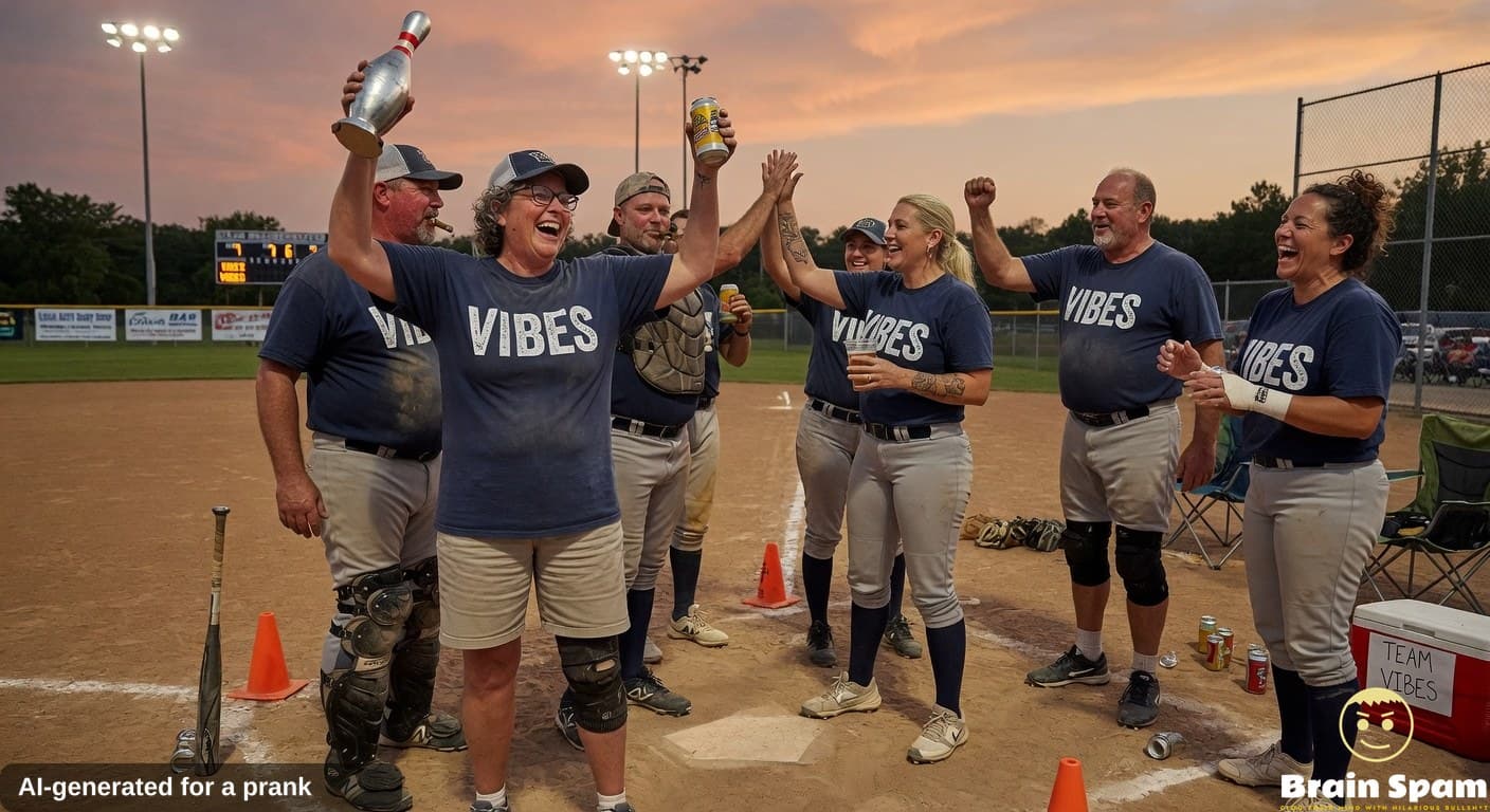 Esme Caldwell Steers Beer League Softball Team To Glory With Vibes Only Approach